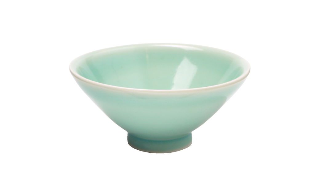 Copper Celadon Tea Bowl