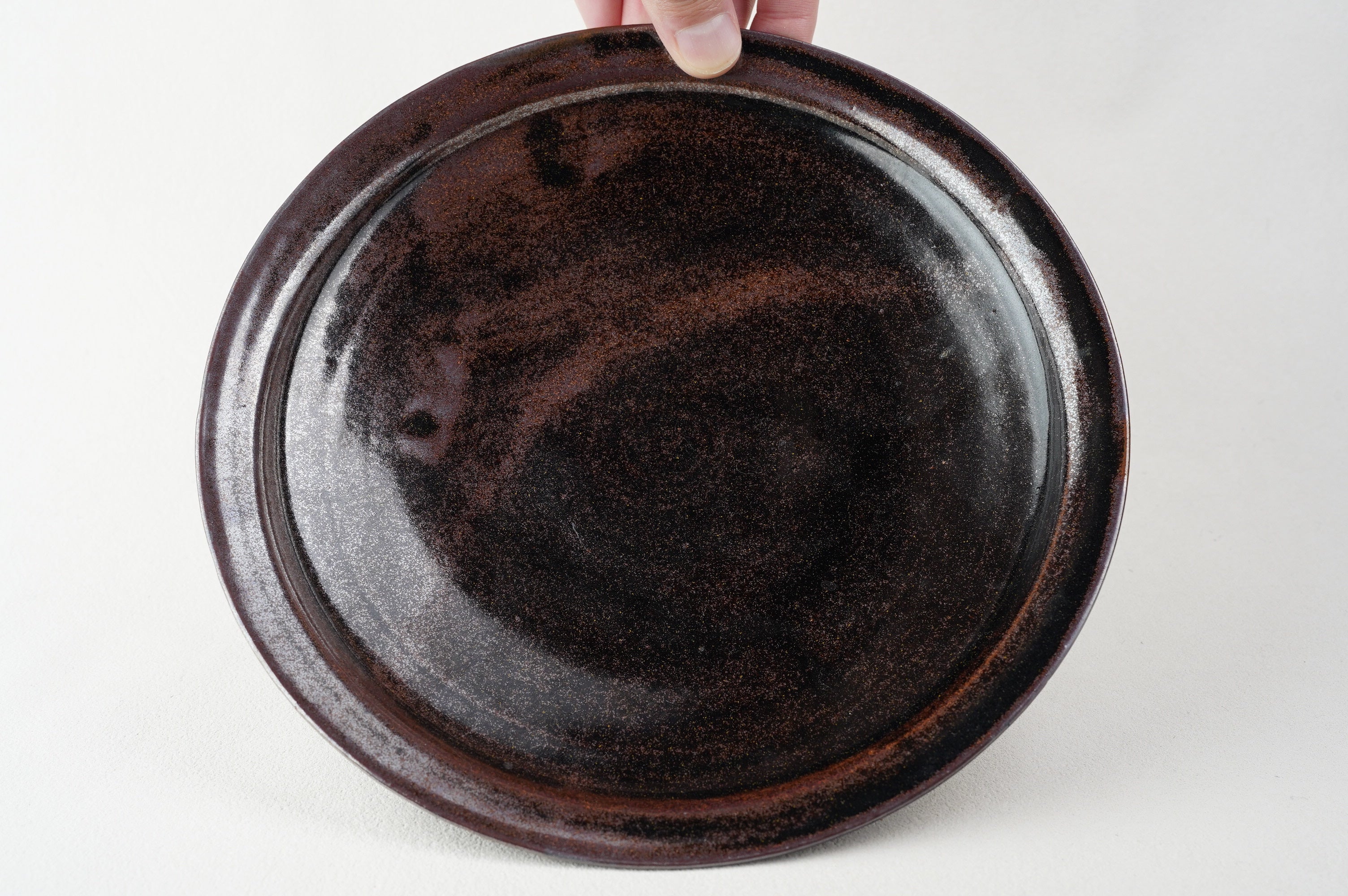 Temmoku Plate