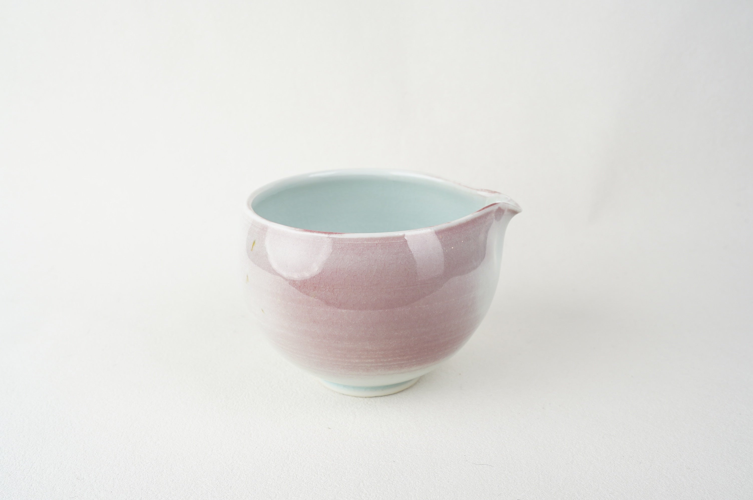 Blushed Matcha Bowl in Celadon